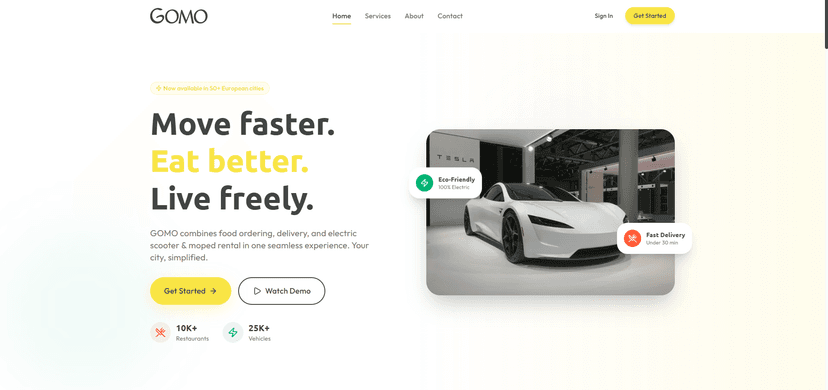 GoMo — Screenshot 1