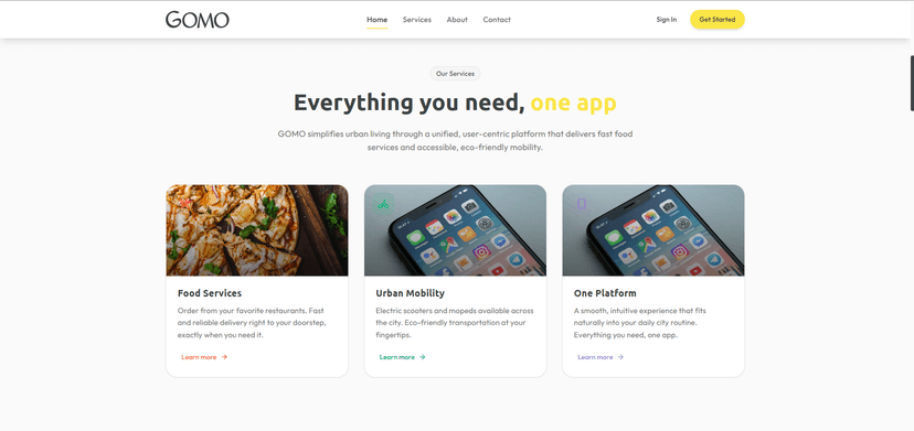 GoMo — Screenshot 2